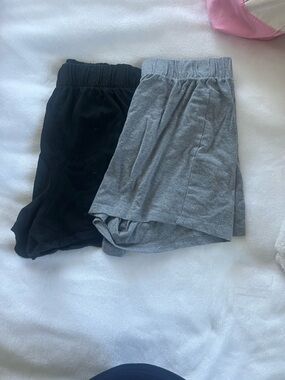 Urban Outfitters Kids Knit Shorts - Black & Gray